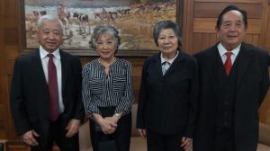 Antônio Iwao Takamoto, Tereza Takamoto, Haruko Guimna e Mário Guimna