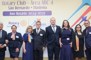 Foram empossados novos presidentes da gestão 2024- 2025 dos clubes do Rotary da área ABC 4