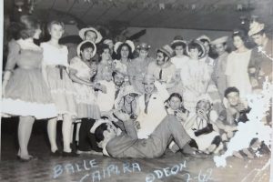 Festa junina no Odeon Clube, 1962. (Acervo: Elexina e Vicente D'Angelo)