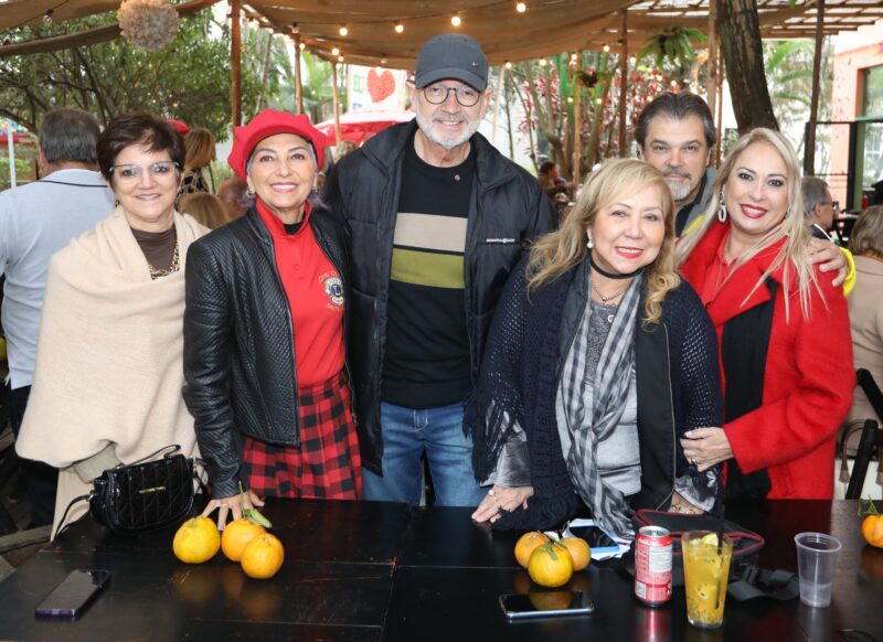 Sandra Carvalho, Sirlene Grotti, Daniel Dada, Marise Tamaoki, Roberto Grassi e Esaly Bru