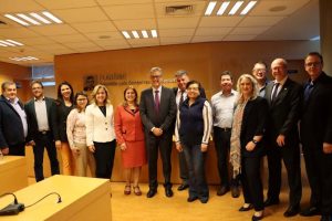 Representantes dos CRCSP de Birigui, Carapicuíba, Mirandópolis, Pereira Barreto, São Bernardo e Taboão da Serra