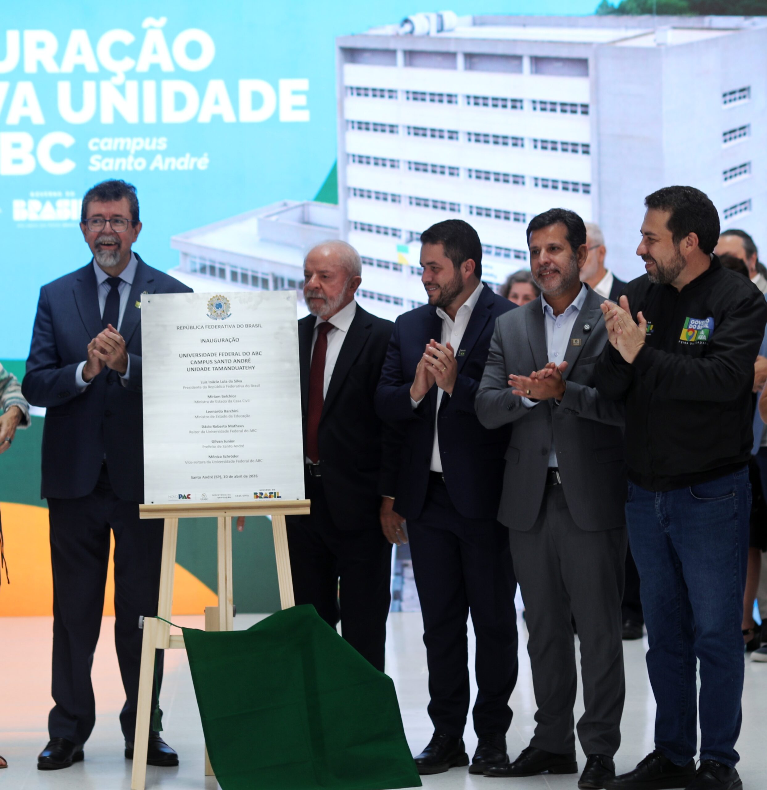Com Lula, UFABC inaugura Unidade Tamanduatehy, em Santo André - FOLHA ...